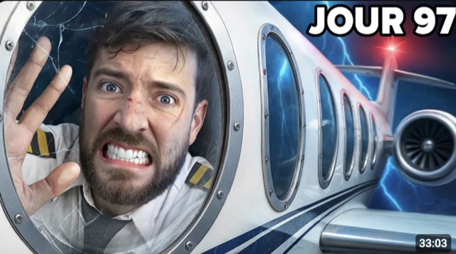 Clickbait survival video thumbnail hidden behind a Swiyde cover